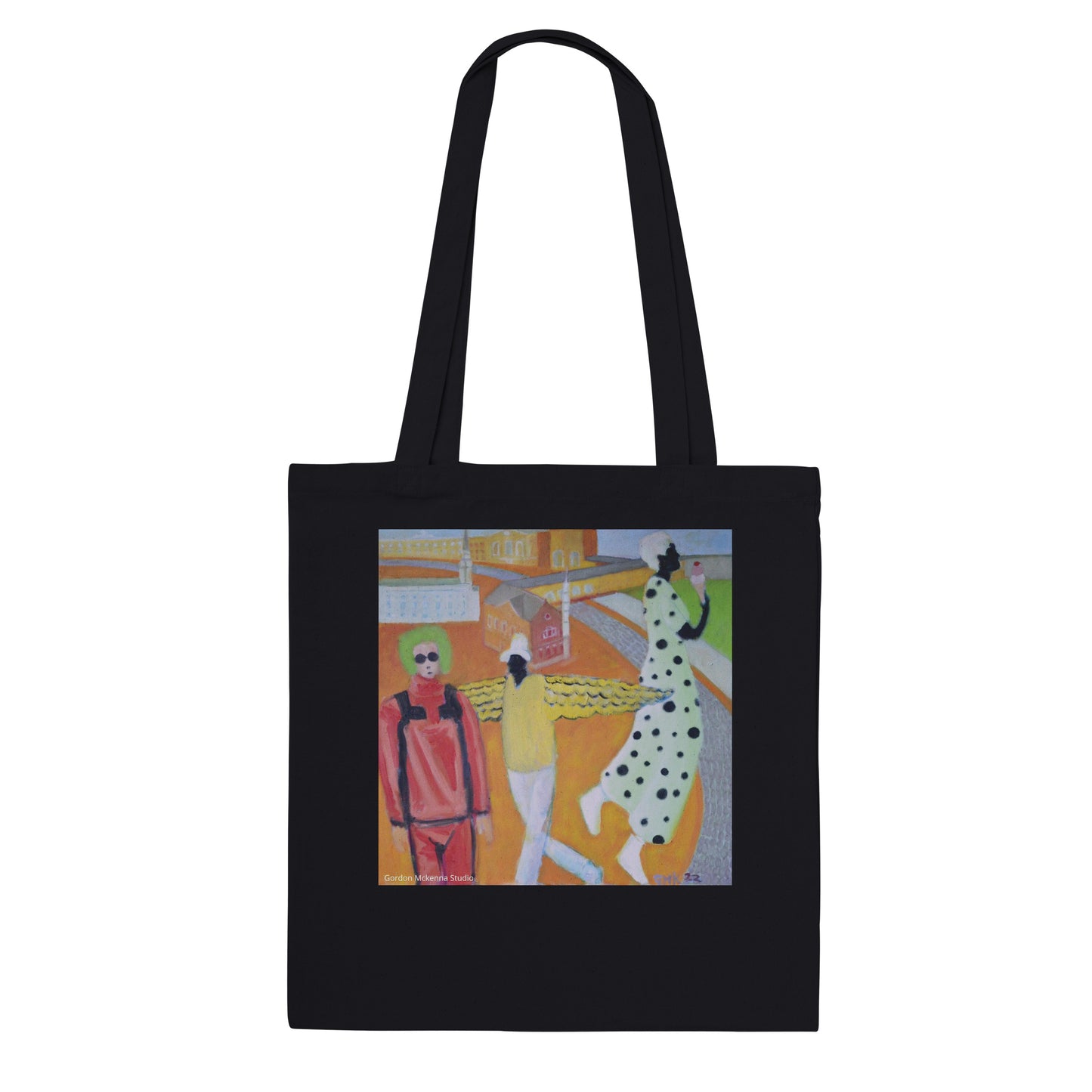 Ice cream bar - Premium Tote Bag in Natural unbleached or Black canvas