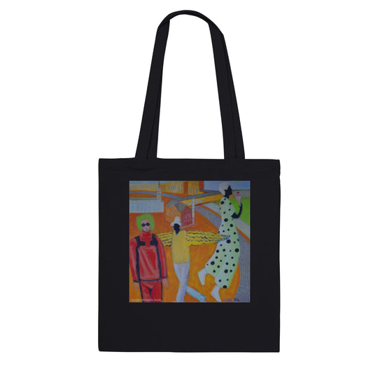 Ice cream bar - Premium Tote Bag in Natural unbleached or Black canvas