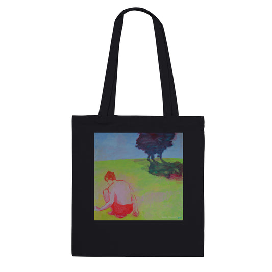 The park - Premium Tote Bag in Natural unbleached or Black canvas